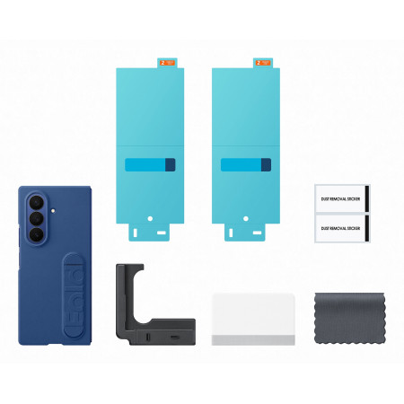 Samsung silikoninis dėklas Fold 7, mėlynas