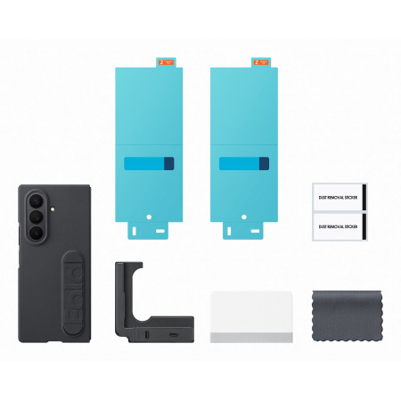 Samsung silikoninis dėklas Fold 7, juodas