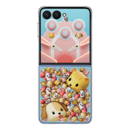 Samsung Flipsuit dėklas Flip 7, skaidrus