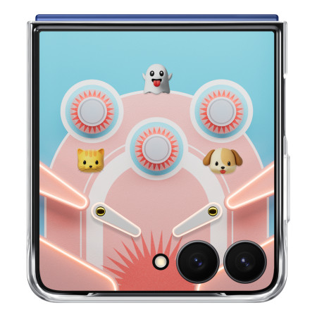 Samsung Flipsuit dėklas Flip 7, skaidrus