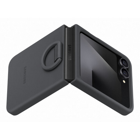 Samsung silikoninė flip dėklas 7 FE juodas