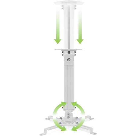 Techly Projektoriaus laikiklis, reguliuojamas 54-90 cm