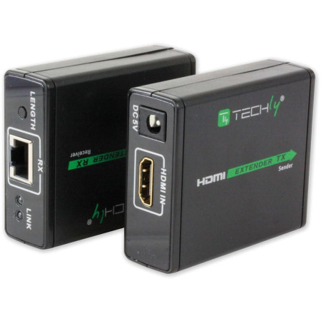 Techly HDMI signalą prailginantis įrenginys per UTP