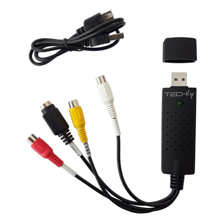 A/V USB 2.0 Grabber adapteris