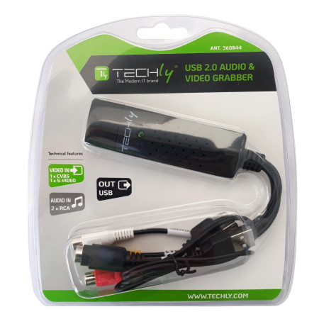 A/V USB 2.0 Grabber adapteris