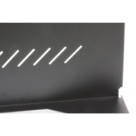 Techly 1U rack pusė 150mm juoda