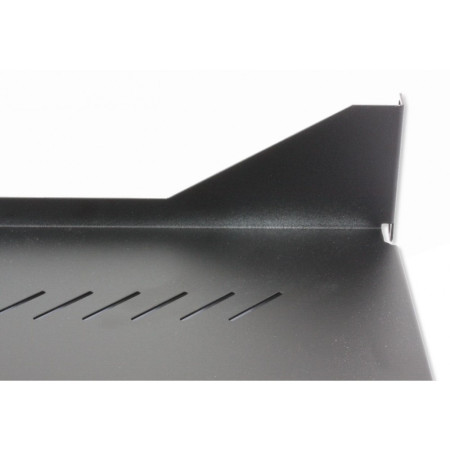 Techly 1U rack pusė 150mm juoda