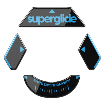 Pakaitiniai pelės padukai Superglide 1 (Type-S) Logitech G900/G903 juodi