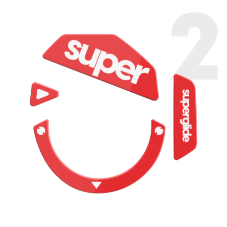 Pulsar Superglide 2 (Type-C) Stikliniai Pelytės Padukai Logitech G502 Raudoni