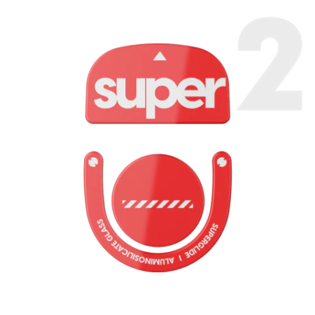 Superglide 2 (Type-C) stiklo sklendės Logitech G Pro X Superlight 2 raudonos