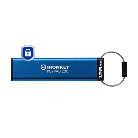 Kingston IronKey Keypad 200 USB atmintukas 128 GB