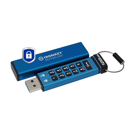 Kingston IronKey Keypad 200 USB atmintukas 128 GB