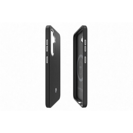 Samsung Enzo Aramid Galaxy S25 juodas sidabras