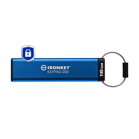 Kingston IronKey Keypad 200 USB atmintukas 16 GB