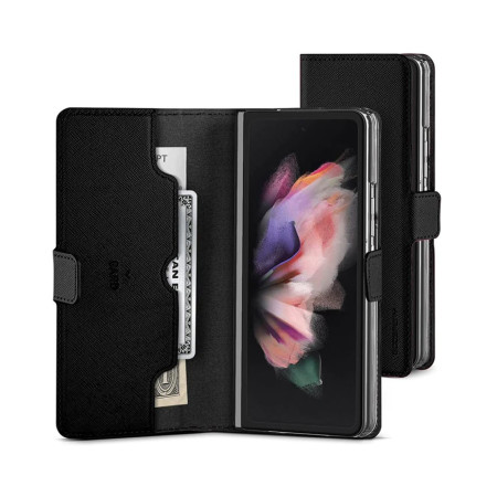 Dėklas Mercury Premium Diary Samsung F956 Z Fold6 juodas