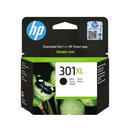 HP 301 XL juodas rašalas CH563EE