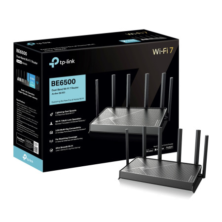 TP-Link Archer BE400 belaidis maršrutizatorius 2.5 Gigabit Ethernet Dviguba juosta