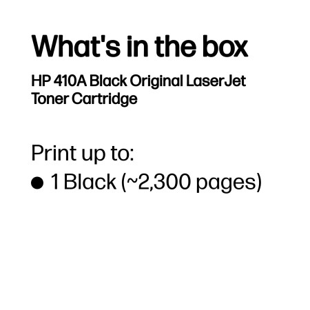 HP CF410A juodas toneris