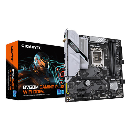 GIGABYTE Intel B760 Express Micro-ATX pagrindinė plokštė (DDR4)