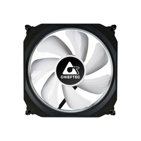 Chieftec CF-3012-RGB kompiuterio aušinimo sistema 12 cm Juoda