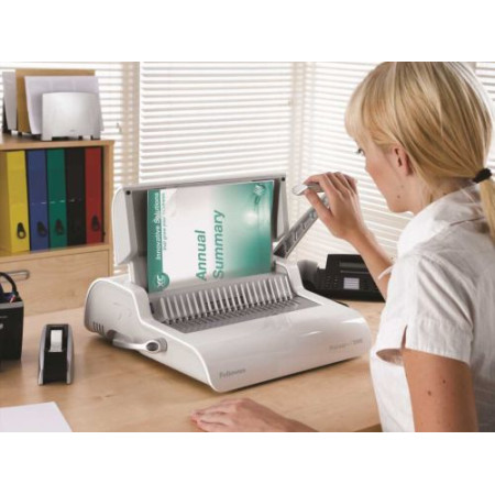 Fellowes Pulsar+ 300 lapų dokumentų perdirbimo mašina Pilka, Balta