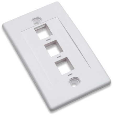 Intellinet 163309 elektros jungiklio / lizdo dangtelis baltas