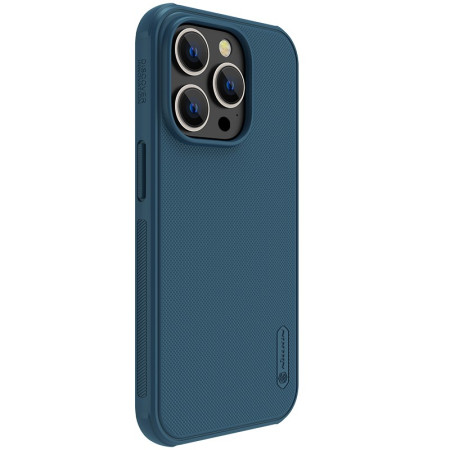 Nillkin Super Frosted Shield Pro Magnetic dėklas Apple iPhone 14 Plus mėlynas
