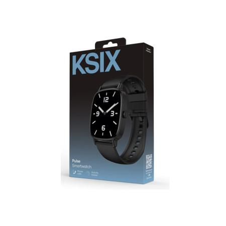 KSIX Smartwatch PULSE, juodas