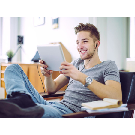 JVC HA-FR9UC Laisvų rankų įranga Vielinė Įkišamos į ausį Juoda