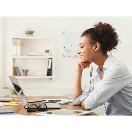 JVC HA-FR9UC Laisvų rankų įranga Vielinė Įkišamos į ausį Juoda