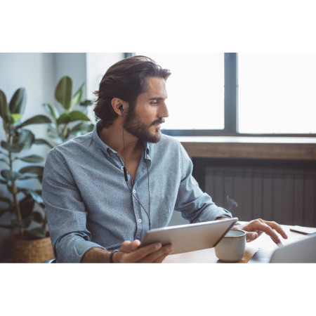 JVC HA-FR17UC Ausinės Vielinės Įkišamos į ausį Juoda