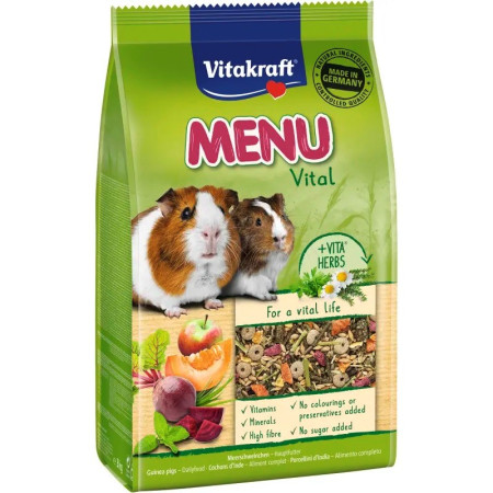 VITAKRAFT MENU VITAL 3 kg maistas jūrų kiaulytėms