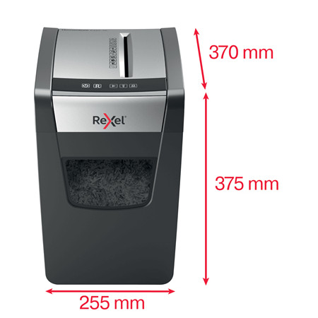 Rexel Momentum X410-SL kryžminis dokumentų naikiklis Juoda, Pilka
