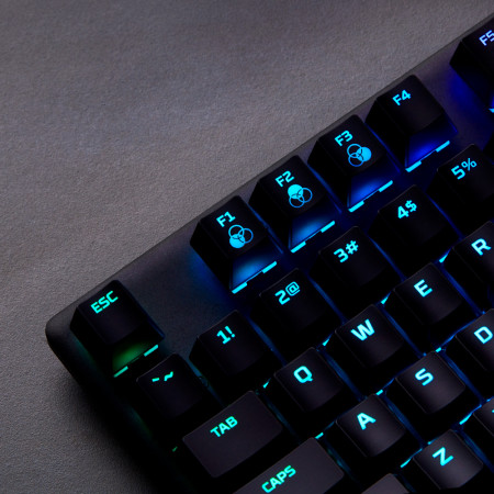 HyperX Alloy Origins mechaninė žaidimų klaviatūra - HX Red (US išdėstymas)