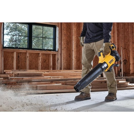 DeWalt 18V XR dulkių siurblys su ašiniu ventiliatoriumi