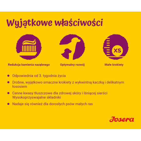 Josera MiniJunior sausa šunų maistas 10kg
