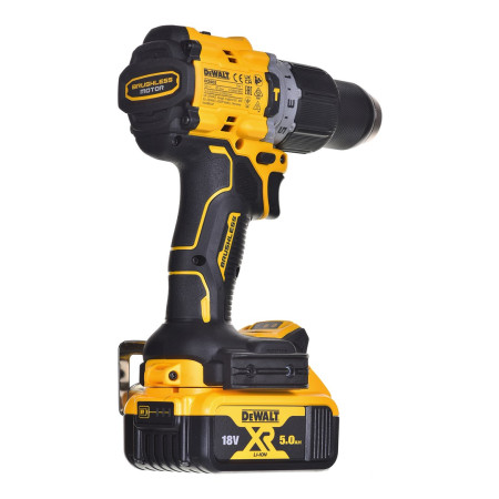 DeWalt 18V XR Akumuliatorinis Gręžtuvas su Poveikiu 2x5Ah