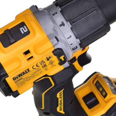 DeWalt 18V XR Akumuliatorinis Gręžtuvas su Poveikiu 2x5Ah