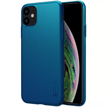 Nillkin Super Frosted Shield dėklas Xiaomi Redmi Note 12 5G/Poco X5 5G mėlynas