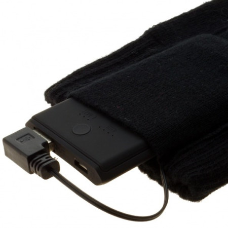 GLOVII šildomos kojinės L dydžio (41-46) juodos