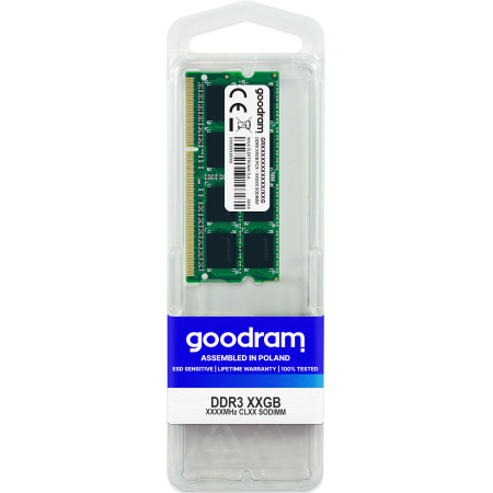 GoodRAM 4GB DDR3 1600MHz SODIMM