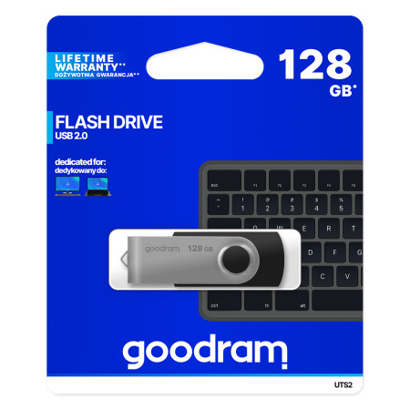 GoodRAM 128GB UTS2 USB atmintinė juoda