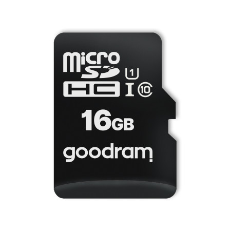 GOODRAM 16GB microSDHC kortelė su adapteriu ir skaitytuvu