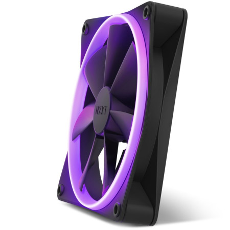 NZXT F140 RGB 140mm aušinimo ventiliatorius juodas