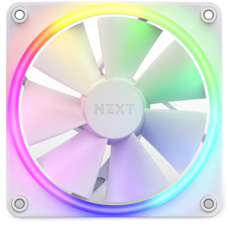 NZXT F120 RGB 120mm aušinimo ventiliatorius baltas