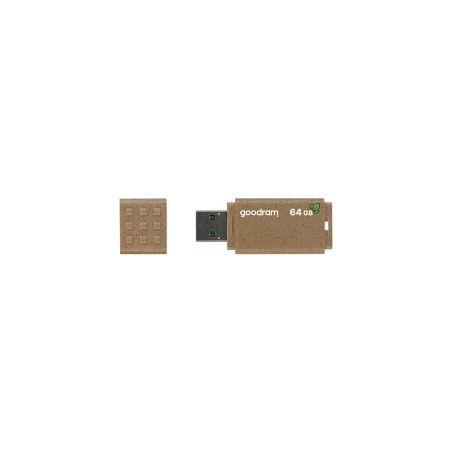 GOODRAM 64GB UME 3 ECO FRIENDLY brązinis USB 3.2