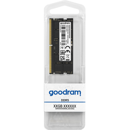 GoodRAM 16GB [1x16GB 4800MHz DDR5 CL40 SODIMM]