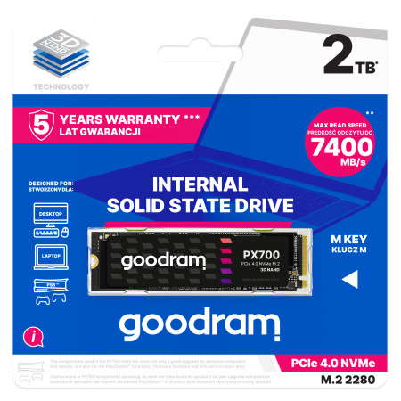 GOODRAM PX700 M2 PCIe NVMe 2TB