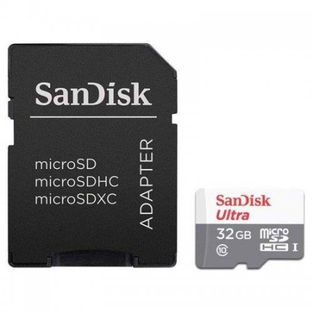 Sandisk 32GB Micro SDHC UHS-I su SD adapteriu