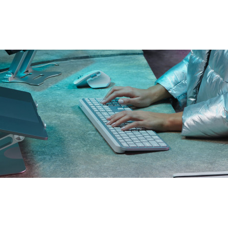 Logitech MX Keys S Šviesiai Pilka Klaviatūra